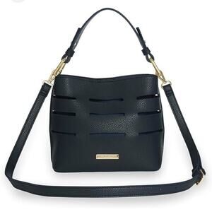 KATIE LOXTON Alani Laser Cut Vegan Leather Convertible Strap Shoulder Handbag